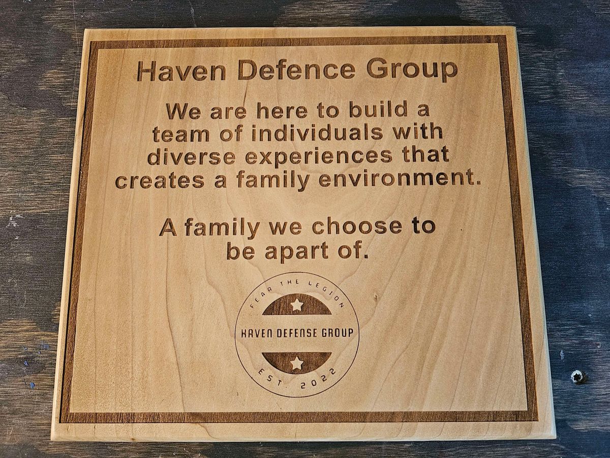 Plaques (Pictures are examples)